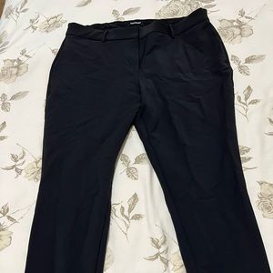 Skinny Midrise Black Dress Pants